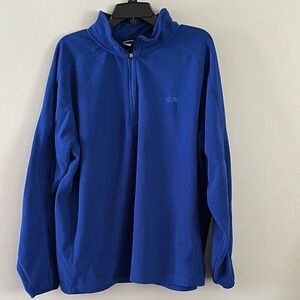 Champion Men’s 1/4 Zip Soft Fleece Blue Xl